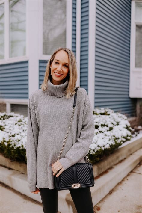 girl in oversized sweater.